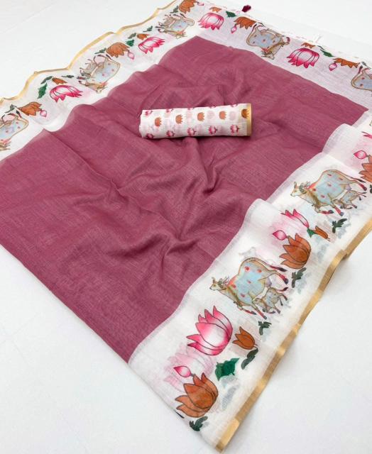 Vastrangan lisha linen-2 wholesale saree market